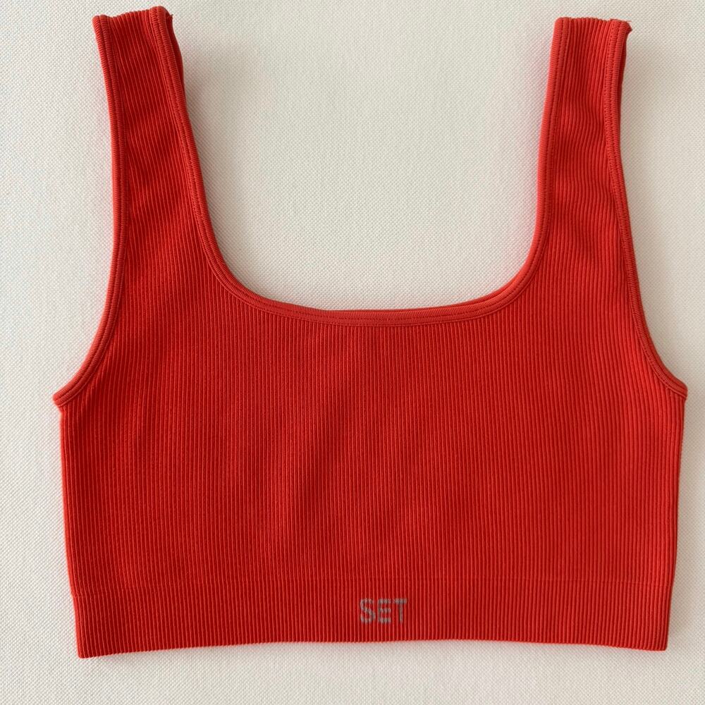 SET Active Sculptflex Contour Bra Guava Size S